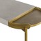 Armen Living Dua Gray Concrete Console Table with Antique Brass LCDUCNCC - alternate 7